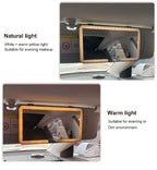 Rechargeable Car Makeup Mirror with LED Lights