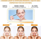 Rechargeable Car Makeup Mirror with LED Lights